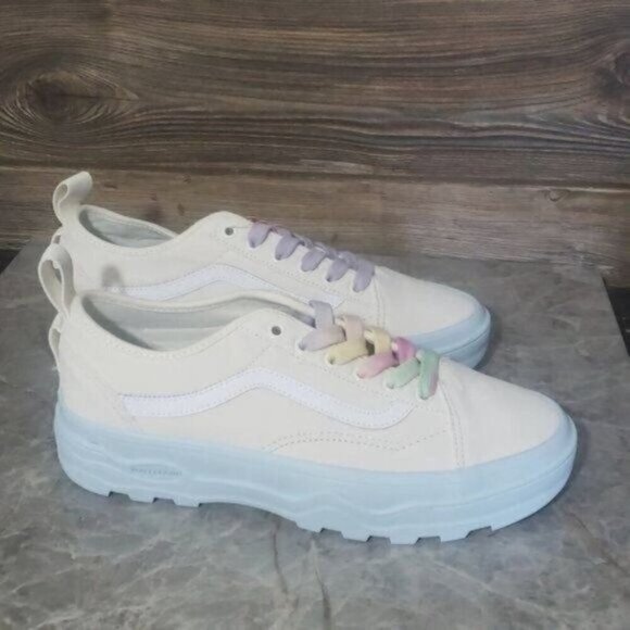New Vans Sentry Old Skool Womens Platform Shoes Size 6.5 Chunky Pastel Festival - Picture 5 of 10